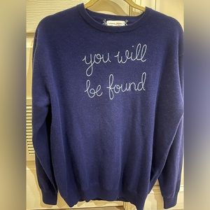 Custom Dear Evan Hansen Lingua Franca Cashmere Sweater